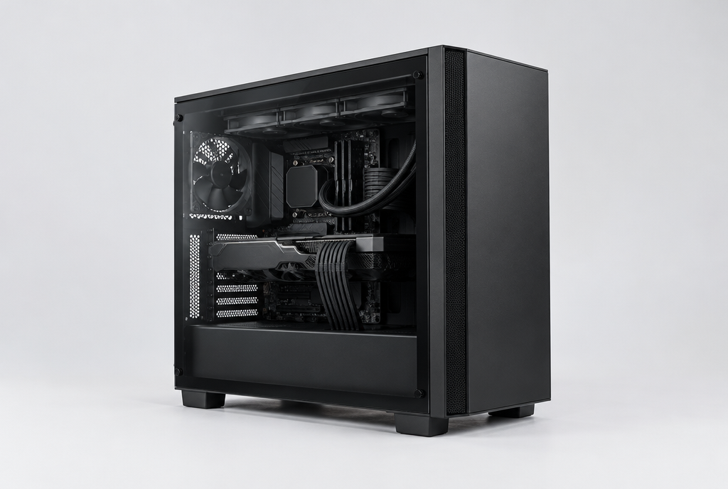 Nova, zwart computer